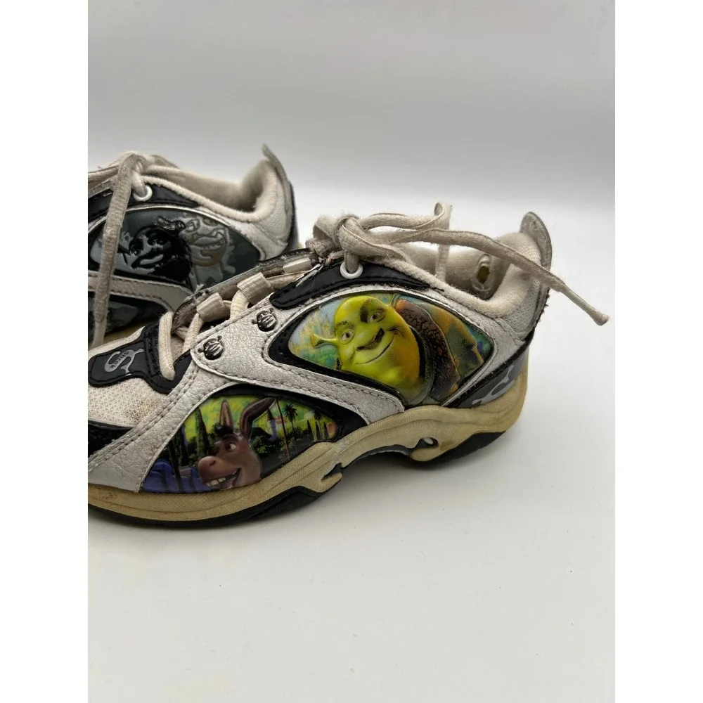 Vintage Shrek Urban Swamp Gear USG Kids 10.5 Sneakers Shoes Character Graphics